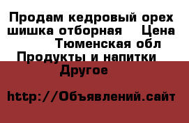 Продам кедровый орех.шишка отборная. › Цена ­ 300 - Тюменская обл. Продукты и напитки » Другое   